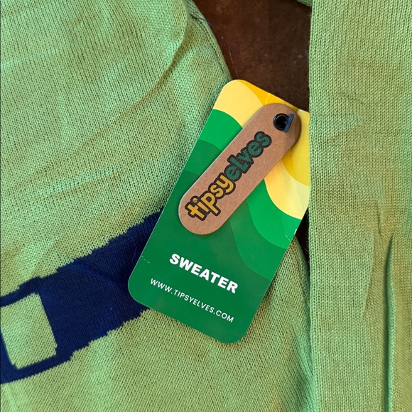 Tipsy Elves men’s “Sweet Baby Jesus” Holiday Sweater Size Large NWT - Picture 3 of 6